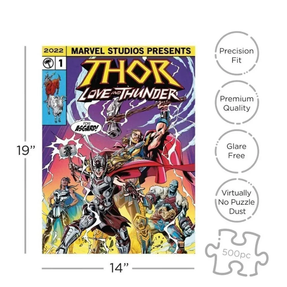Marvel Thor Love & Thunder 500 piece puzzle New 14x19